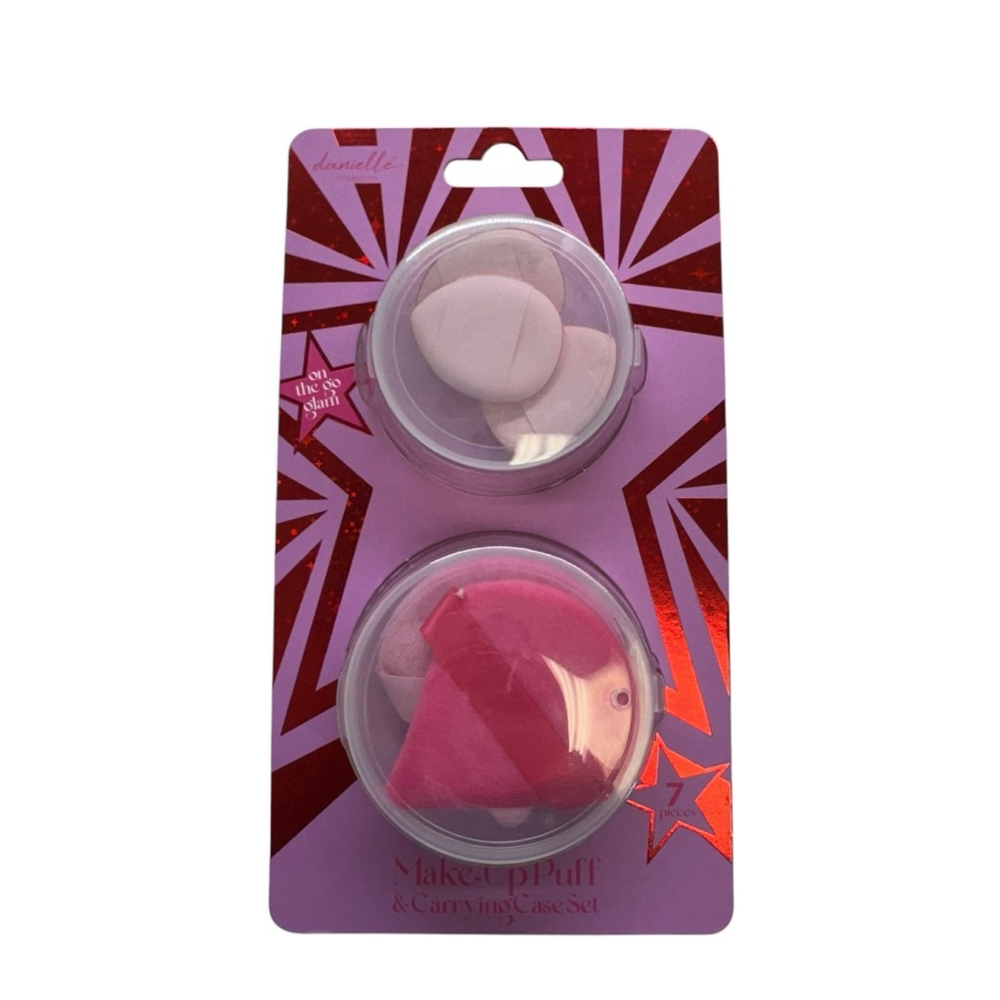Danielle Creations Makeup Puff Set Pink